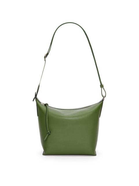 Small Cubi Crossbody bag in supple smooth calfskin and jacquard