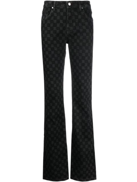 MISBHV Signature Monogram straight-leg jeans