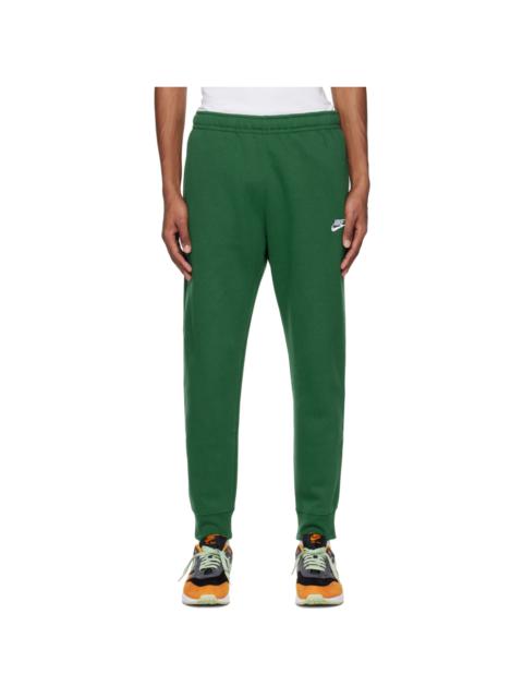 Green Sportswear Club Sweatpants