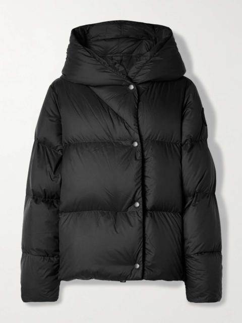 Rhoda hooded quilted shell down jacket