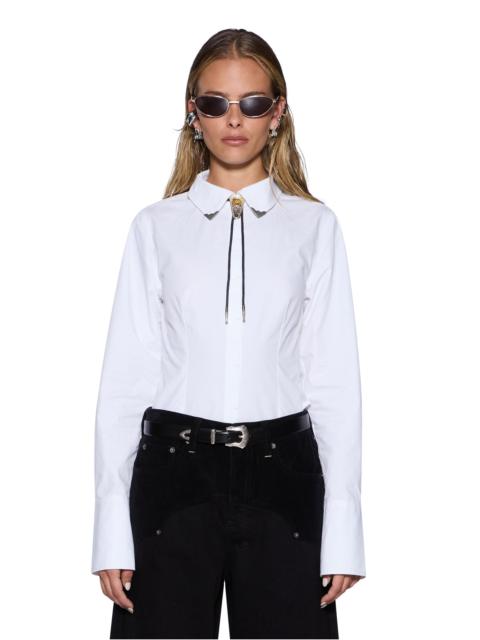 Ksubi DARE OPEN BACK LS SHIRT WHITE