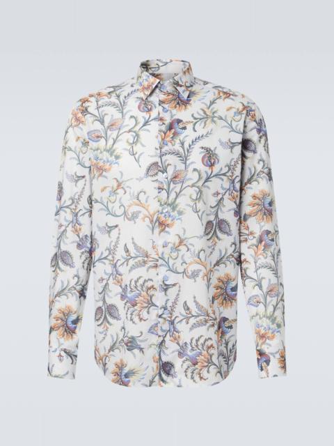 Etro Floral cotton shirt