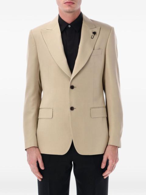 LARDINI button notched lapel jacket