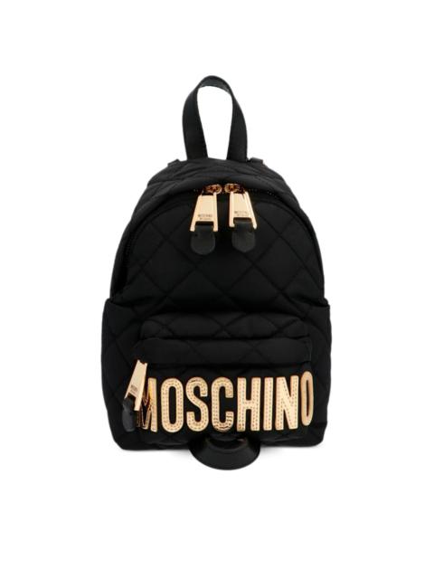 Moschino logo backpack