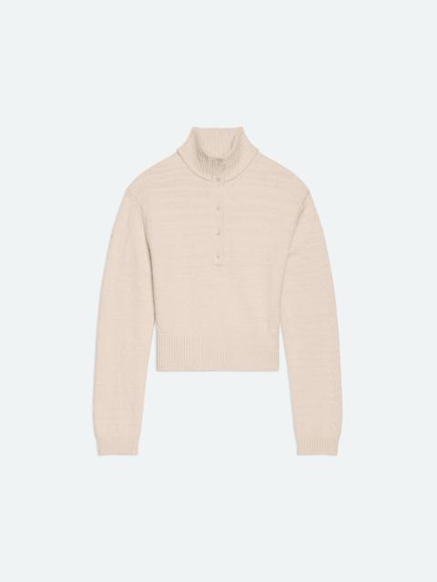 Helmut Lang HALF-BUTTON TURTLENECK