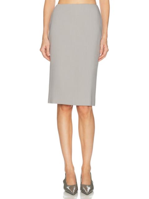 HELSA Wool Blend Knee Length Pencil Skirt