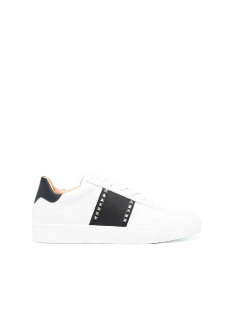 stud-embellished low-top sneakers