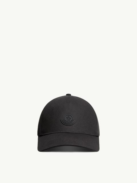 Moncler Silicone Logo Cotton Baseball Cap