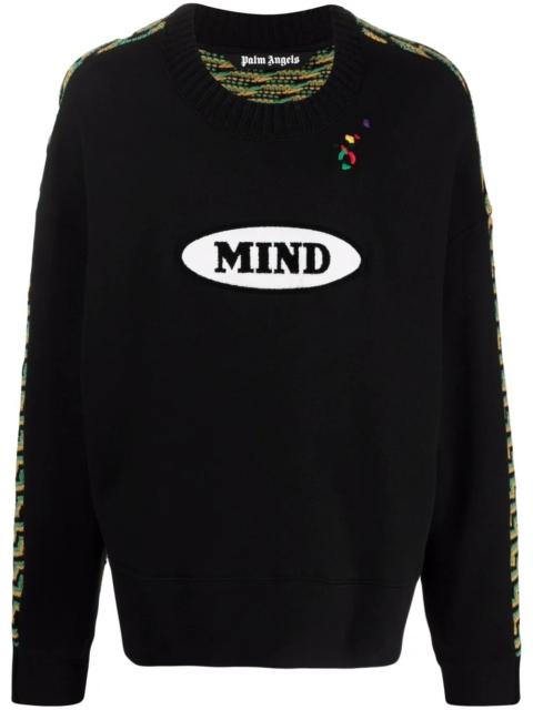 Palm Angels x Missoni patch-detail crew-neck jumper