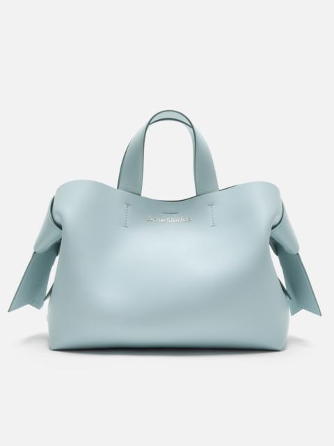 Acne Studios Musubi leather tote - Dusty blue