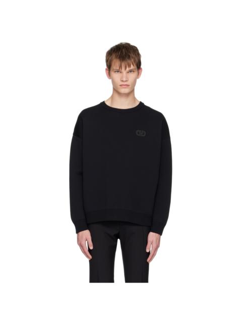 Valentino Black VLogo Sweatshirt