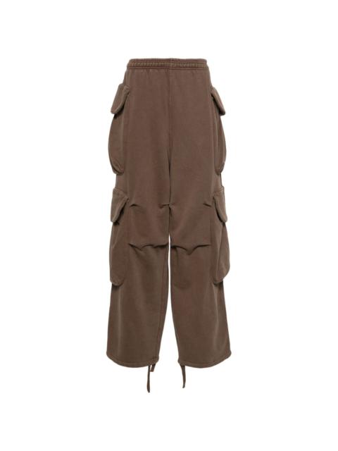 organic-cotton cargo track pants