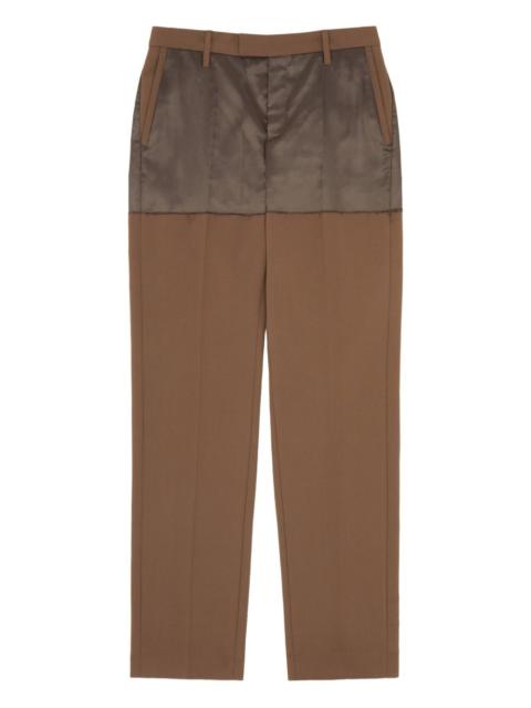 MM6 Maison Margiela two-tone panelled trousers