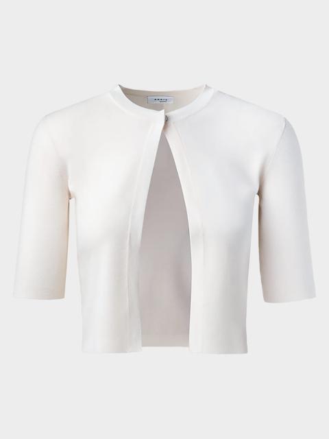 AKRIS Half-Sleeve Short Cardigan
