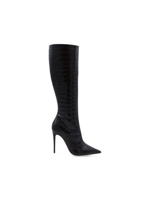 PARIS TEXAS croc-effect heeled boots