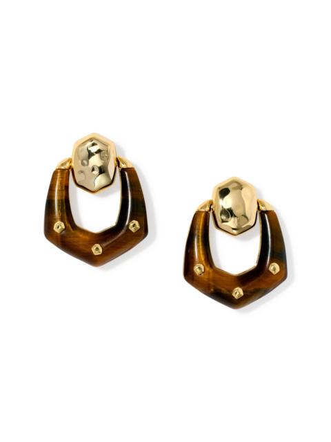 KENDRA SCOTT Embry Gold Open Frame Earrings