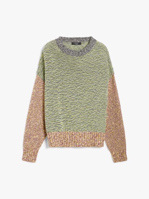 WEEKEND Max Mara LOLA Cotton and wool colourblock sweater