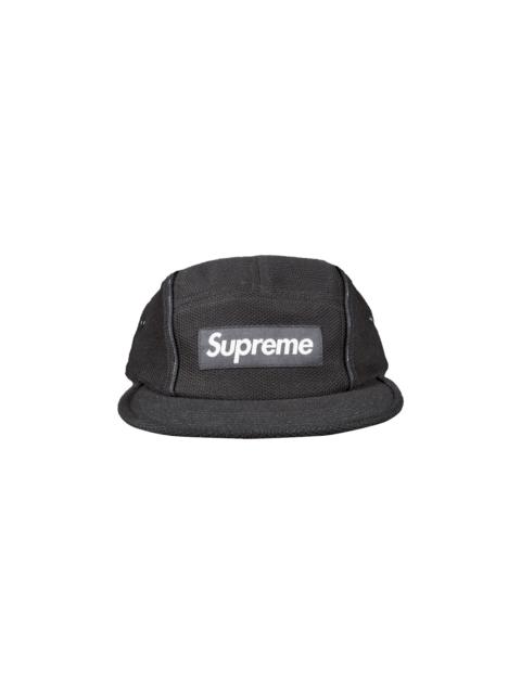 Supreme Supreme Pique Piping Camp Cap 'Black' | REVERSIBLE