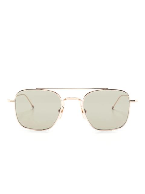 Thom Browne Squared Aviator Sunglasses