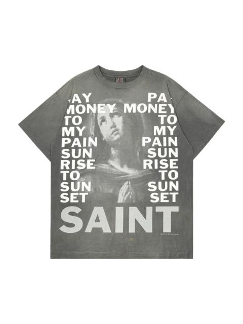 SAINT M×××××× Saint Michael Stay Real Short-Sleeve Tee 'Black'
