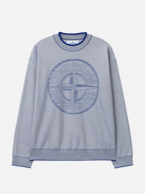 Stone Island BLURRED EMBLEM KNIT SWEATER