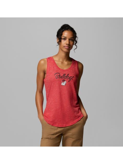 Columbia Women's Collegiate Cades Cape Tank - Georgia