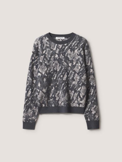 Maison Kitsuné GRANIT WOOL BLEND JACQUARD JUMPER