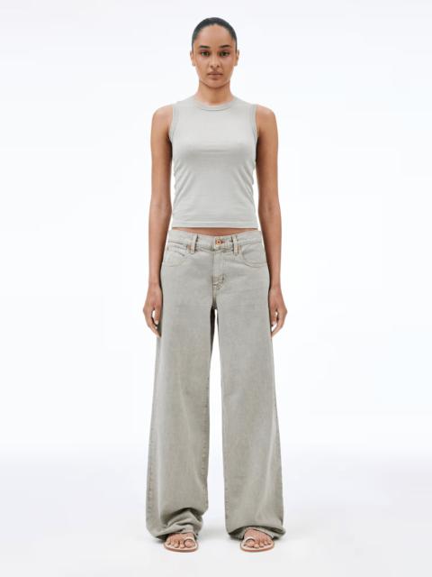 SLVRLAKE MICA LOW RISE WIDE LEG JEAN