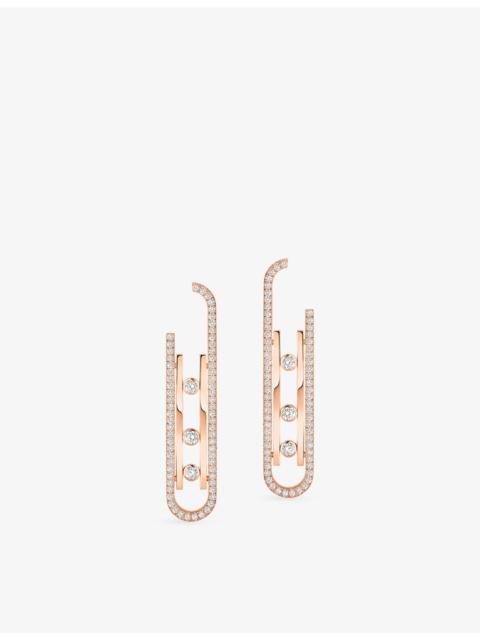 MESSIKA Move 10th 18ct Gold And 1ct Diamond Earrings