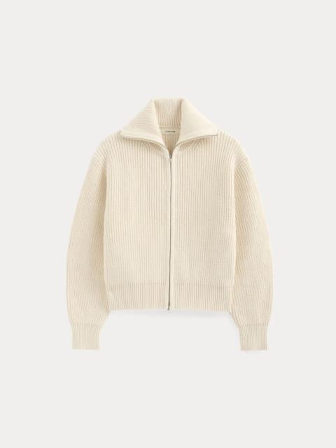 EVERLANE THE FULL-ZIP SWEATER IN EVERYDAY COTTON