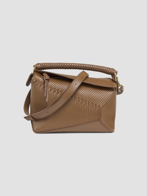 Loewe Women's Small Puzzle Edge Diamond Shoulder Bag - Tundra