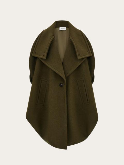 FERRAGAMO Single breasted peacoat