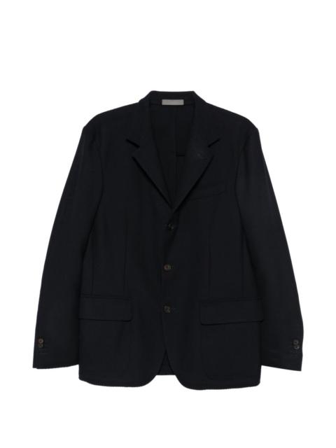 CORNELIANI textured single-breasted blazer