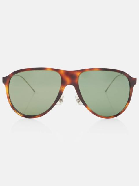 Brunello Cucinelli Sartorial Sunset aviator sunglasses