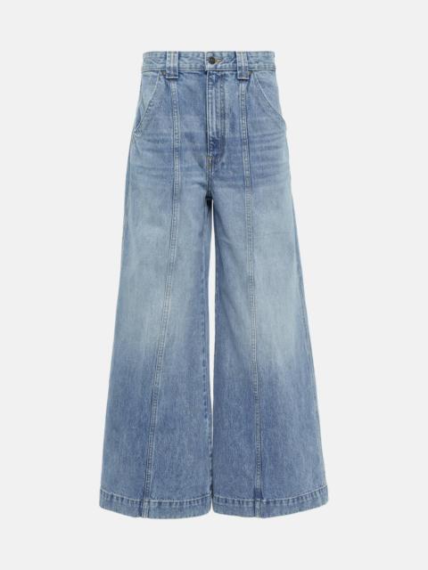 KHAITE Jackie low-rise wide-leg jeans