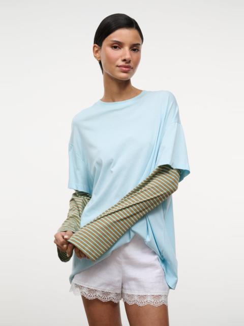 STAUD STAUD WILLIAM TEE CLARITY PORTO STRIPE