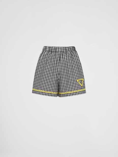 Prada Gingham check shorts