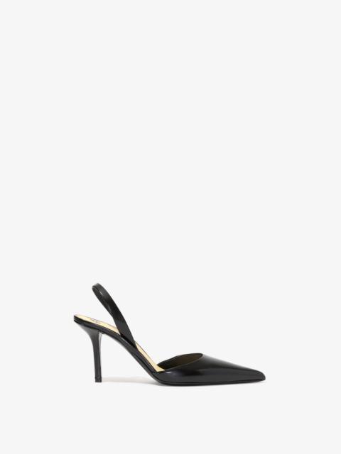 Proenza Schouler Slash Slingback Pumps in Spazzolato Leather
