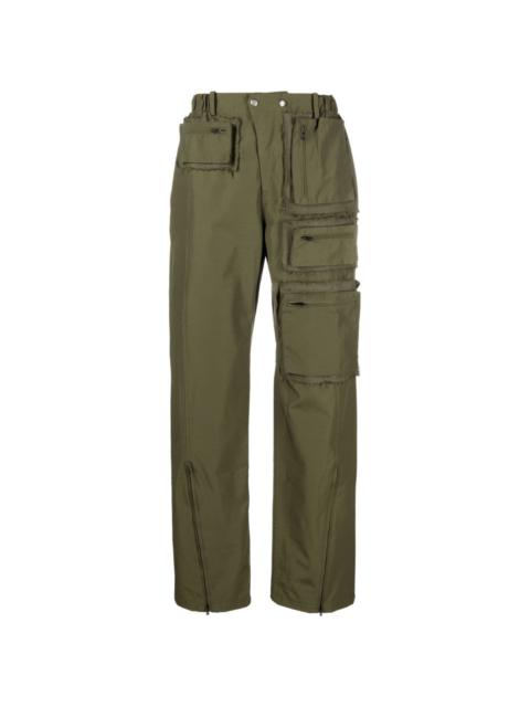 Andersson Bell mid-rise cargo trousers
