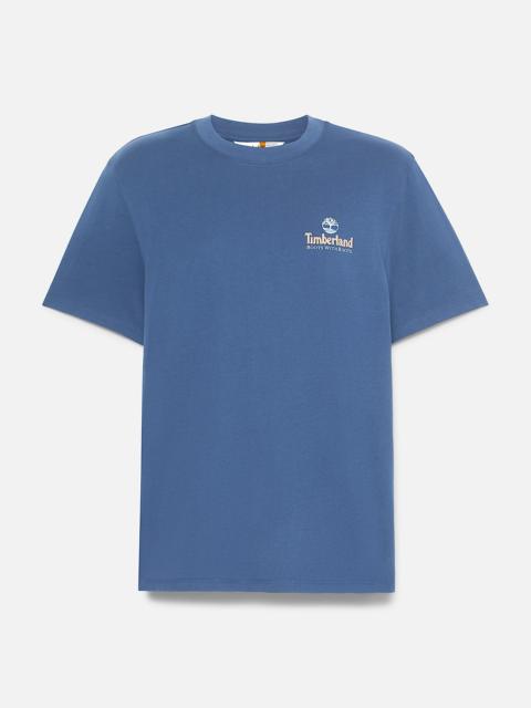 Timberland Illustrated Tree Logo Back Graphic T-Shirt