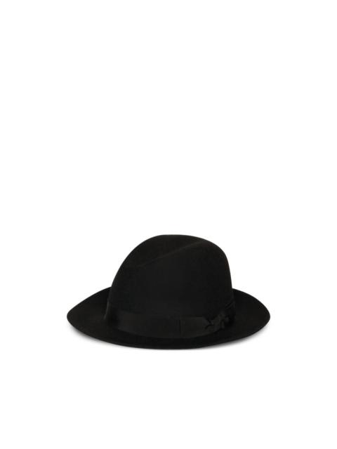 Jean Paul Gaultier Borsalino bow-detail hat