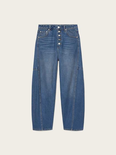 ALLSAINTS CARTER BARREL LEG DENIM JEANS