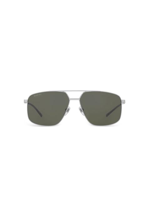 GUCCI oversize-frame sunglasses - 797509 I3330 8112 | REVERSIBLE