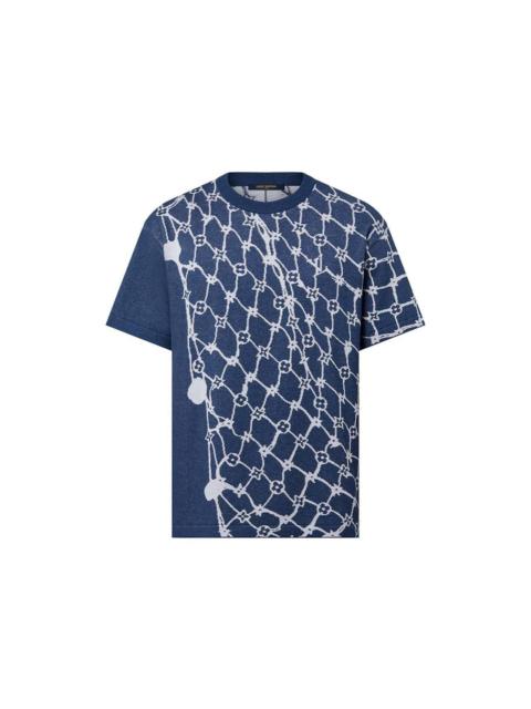 Louis Vuitton Louis Vuitton Cotton Short-Sleeved Crewneck Navy Blue