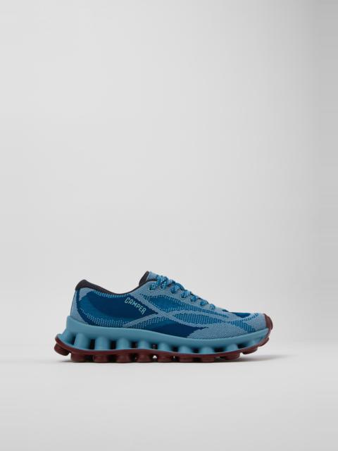 CAMPER Pelotissima Blue Recycled PET and Engineered Materials Sneakers for Women.
