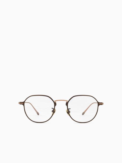 Men’s irregular-shaped eyeglasses