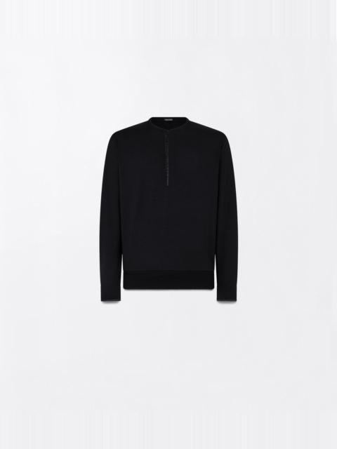 TOM FORD WOOL SILK CASHMERE BLEND HENLEY