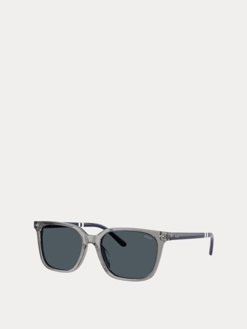 Polo Ralph Lauren Rugby-Stripe Square Sunglasses