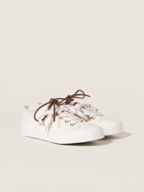 Miu Miu Washed denim sneakers