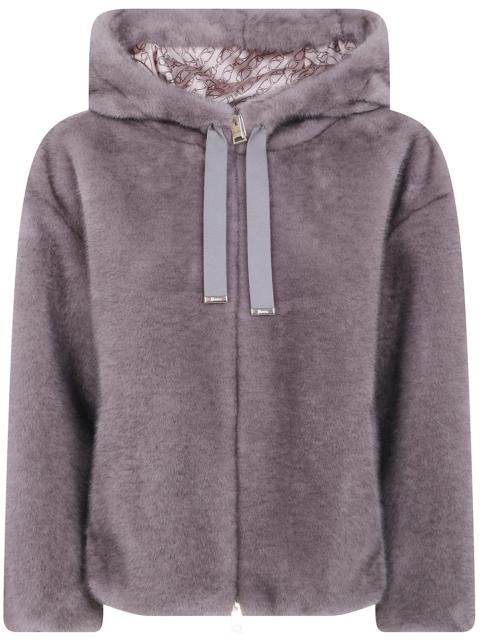 Herno Jacket Soft Faux Fur "Bomber Soft Faux Fur"